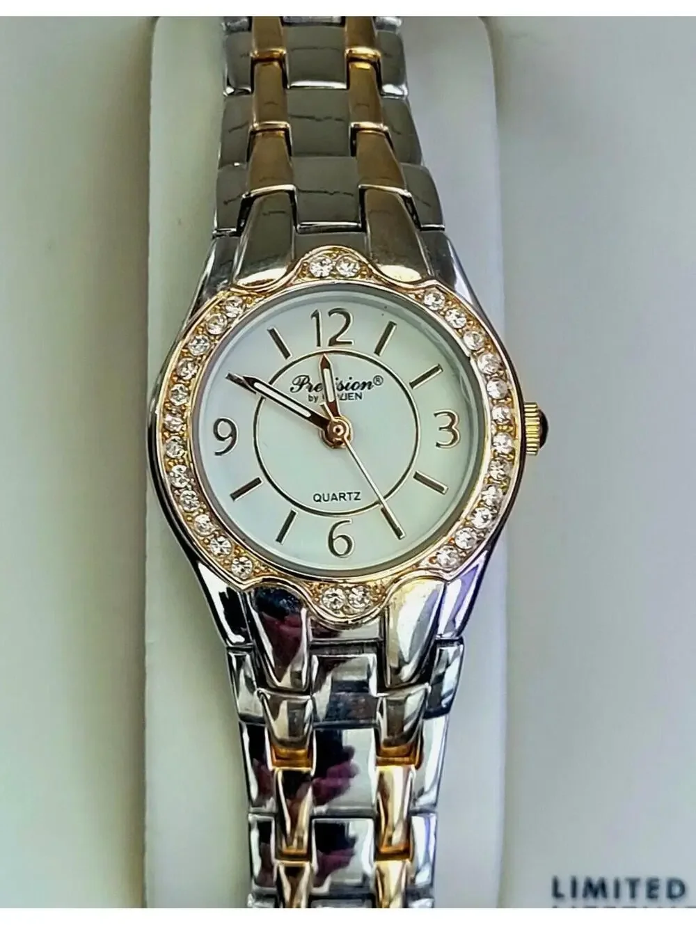 Rare Gruen Precision Diamond Collection Womans‎ Watch In Box